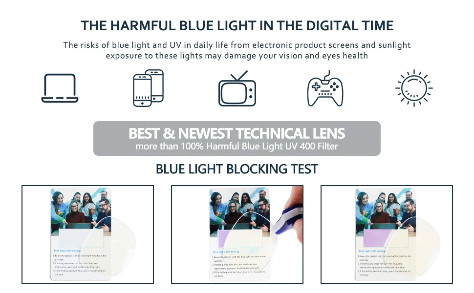 Blue Light Blocking Glasses - Women/Man 3Pack Round Frame Computer/Reading/Gaming Blue Light Glasses Non Prescription (black+touming+douhua) - 0003