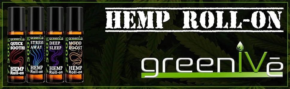 7,500mg Hemp Roll-On Quick Soothe Therapeutic Essential Oil Blend Exclusively on Amazon (2) - Quick relief soothe hemp essential oil roll on