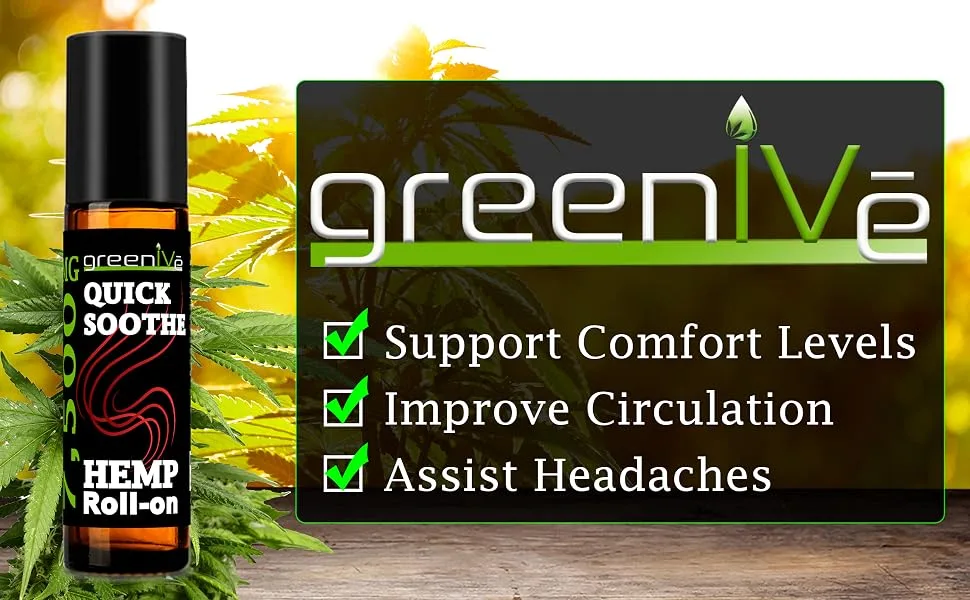 7,500mg Hemp Roll-On Quick Soothe Therapeutic Essential Oil Blend Exclusively on Amazon (2) - Quick relief soothe hemp essential oil roll on
