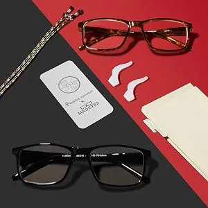 Reading Glasses Readers women men: MADEYES Unbreakable Blue Light Blocking Cheaters Eyeglasses 2.5 Strength Tortoise Bright Black+ Bright Tortoise 2.5 x - Accessories