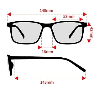 Reading Glasses Readers women men: MADEYES Unbreakable Blue Light Blocking Cheaters Eyeglasses 2.5 Strength Tortoise Bright Black+ Bright Tortoise 2.5 x - size