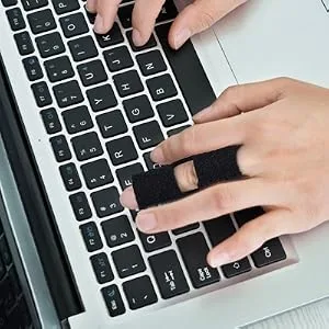 Finger Splints, Sopito 2pcs Finger Support Brace Finger Stabilizer with 6pcs Nylon Sleeves for Broken Fingers Straightening Arthritis Knuckle Immobilization - product information 11