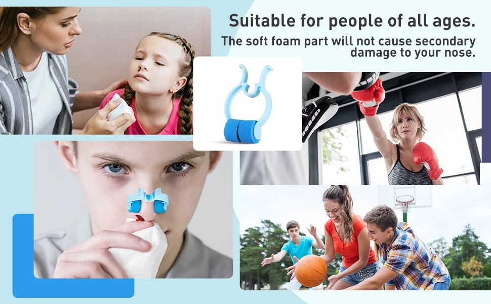 Frienda 16 Pieces Nose Stop Clips Nose Nasal Stopper Clips Plastic Foam Nose Clips for Accidental or Emergency Condition - Nose Clips