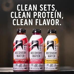 Ascent Protein Recovery Water Orange Mango - 12 Pack - Ascent recovery water protein