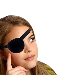 FCAROLYN 3D Eye Patch for Adult and Kid Adjustable Eye Patch (Black) - eye patch2
