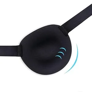 FCAROLYN 3D Eye Patch for Adult and Kid Adjustable Eye Patch (Black) - product information 5
