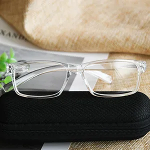 Eyekepper 5 Pack Reading Glasses for Men Spring Hinges Classic Readers Black Frame +1.75 Black-5pcs All Clear Lens 1.75 x - clear frame reading glasses for men