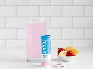Electrolyte Powder Packets for Rapid Hydration | Nuun Instant (Watermelon, 16 Servings) - Nuun Sport Strawberry Lemonade