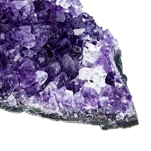 Top Plaza Natural Amethyst Geode Cave Healing Crystal Stones Rock Cluster Druzy Witchcraft Raw Amethyst Gemstone Specimen (0.18-0.33 Pound) 0.18-0.33 Lb - product information 8