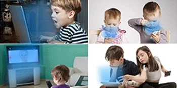 ALWAYSUV 2 Pack Boys Girls Blue Light Blocking Glasses Square Eyeglasses Anti Blue Ray Computer Game Glasses for Kids (Blue+Black) - product information 8
