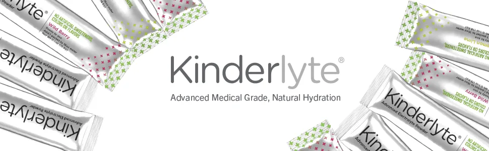 Kinderlyte Electrolyte Powder, Advanced Hydration, Easy Open Packets, Supplement Drink Mix (Wild Berry, 16 Count) Wild Berry 16 Count (Pack of 1) - kinderlyte eletrolyte powder core powders wild berry and lemon lime maximum hydration