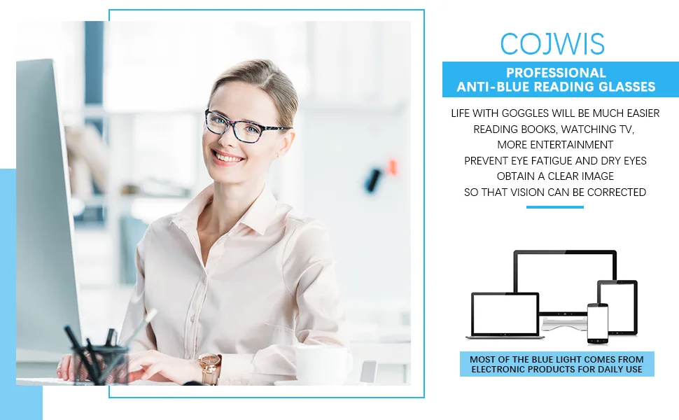 Progressive Multifocus Reading Glasses Blue Light Blocking ,Spring Hinge Readers for Women Men (Mix Color-1, 1.75, multiplier_x) Mix Color-1 1.75 x - Fashion Ladies Readers