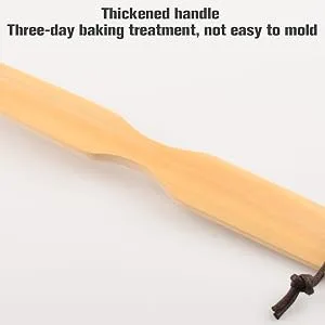 RENOOK Wood Back Scratcher Bamboo - 3 Pack Thickened Durable Back Scratcher for Adults Women Men , Kids Back Scratcher with Long Handle , Relief from Itching, 17". - wooden back scratcher