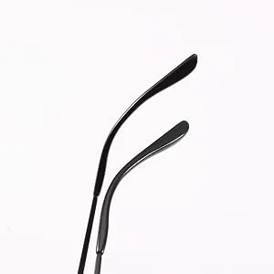 Half Frame Reading Glasses, Half Metal Moon Readers for Women Men 4 Pairs 1.50 (Black,4 Pack) 1.5 x - light texture