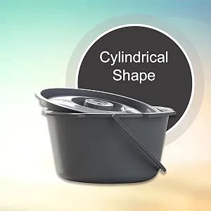 McKesson Commode Replacement Bucket with Handle and Lid, 7.5 qt, 1 Count 1 Count (Pack of 1) - Cylindrically shaped McKesson Replacement Commode Bucket