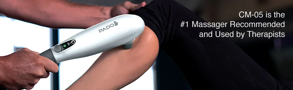 PUREWAVE™ by PADO CM-05 Percussion Massager with 5 attachments (Black) - PADO CM-05 04