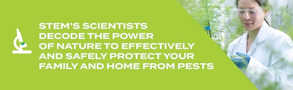 STEM for Mosquitoes: DEET Free Spray with Botanical Extracts; 4 fl. oz. Pack of 1 - Scientists