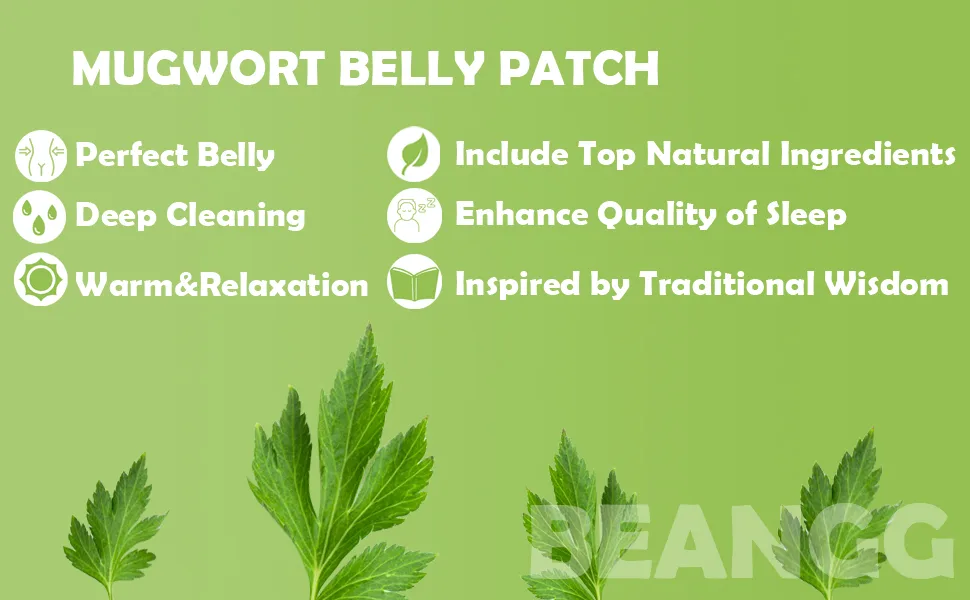 Wormwood Belly Patch,30Pcs Natural Herb Mugwort Essence Pills and 30Pcs Moxibustion Patch,Reflexology, Removing Impurities for Women and Men - mugwort belly patch