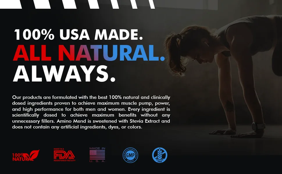 RARI Nutrition - Amino Mend - Natural BCAA + EAA Powder + Pink Himalayan Salt - Essential Amino Acid Formula for Endurance, Hydration & Post Workout Recovery - 30 Servings (Rocket Pop) - amino mend, recovery, post workout, bcaa, eaa, hydration