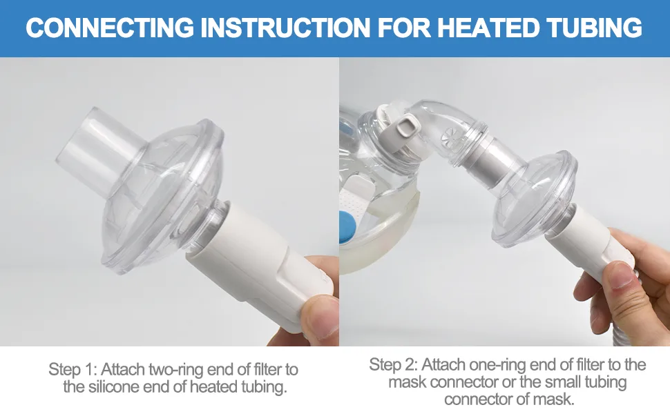 6 Packs Fit-Inline Filter Compatible with Philips, Universal Filters for 22MM Tubing-Filter Particles Degraded by Foam,Ensure Super Fresh Air - product information 4