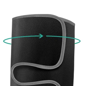 Medcursor Air Compression Leg Massager with Heat, Calf and Foot Massager for Circulation and Fatigue Relief, - 3 Modes, 3 Intensities, Grey - One size fits more