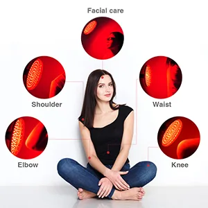 Led Red Light Therapy Lamp, 660nm Red Light Device Set with Stand for Skin - red light therapy