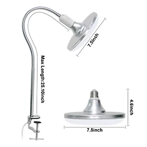 Led Red Light Therapy Lamp, 660nm Red Light Device Set with Stand for Skin - red light therapy lamp