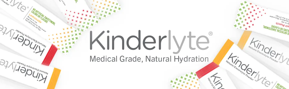Kinderlyte Electrolyte Powder, Rapid Hydration, Easy Open Packets, Supplement Drink Mix (Fruit Punch, 16 Count) Fruit Punch 0.4 Ounce (Pack of 16) - first module