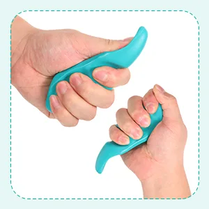 2 Pieces Deep Tissue Massage Tool and Thumb Massager Saver Set Include 1 Green Thumb Protector Tool 1 Palm Urchin Massage Tool Hand Held 4-Legged Massage Knobs for Gentle Point Massage - product information 3