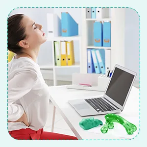 2 Pieces Deep Tissue Massage Tool and Thumb Massager Saver Set Include 1 Green Thumb Protector Tool 1 Palm Urchin Massage Tool Hand Held 4-Legged Massage Knobs for Gentle Point Massage - product information 7