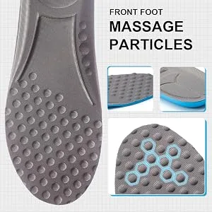 3 Pairs Comfortable Replacement Shoe Insole Inserts, Foot Massage Breathable Shoe Soles Relief Insoles for Working Daily Use Men US 8-11 - product information 5