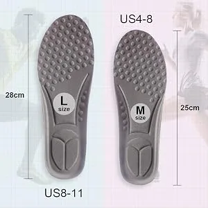 3 Pairs Comfortable Replacement Shoe Insole Inserts, Foot Massage Breathable Shoe Soles Relief Insoles for Working Daily Use Men US 8-11 - product information 6