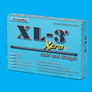 XL-3 Xtra Cold & Cough, Helps Relieve Cough and Cold Symptoms, 2-Pack, Boxes - XL-3 Cold and Cough
