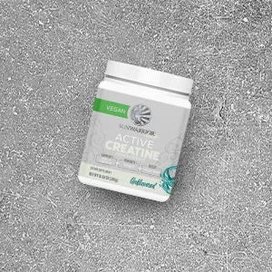 Creatine Monohydrate Powder | Muscle Building Pre Workout Vegan Keto Friendly Micronized & Easily Mixes 300g Tub (60 Serve) Active Creatine by Sunwarrior - Active Creatine vegan Monohydrate enhance strength workout protein shake bioavailable boost dopamine