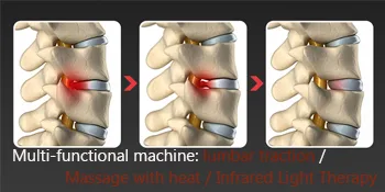Electric Lumbar Traction Device Massager with Heat Function & Adjustable Intensity,Electric Inflatable Back Stretcher Device,Back & Sciatica Pain Relief Relaxation, Ideal Gifts - product information 3