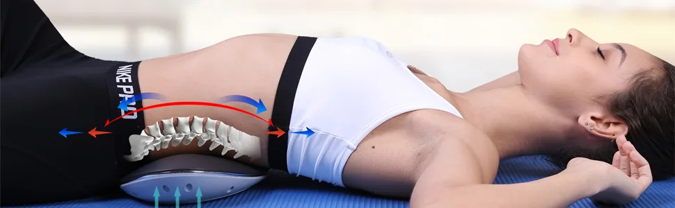 Electric Lumbar Traction Device Massager with Heat Function & Adjustable Intensity,Electric Inflatable Back Stretcher Device,Back & Sciatica Pain Relief Relaxation, Ideal Gifts - product information 4
