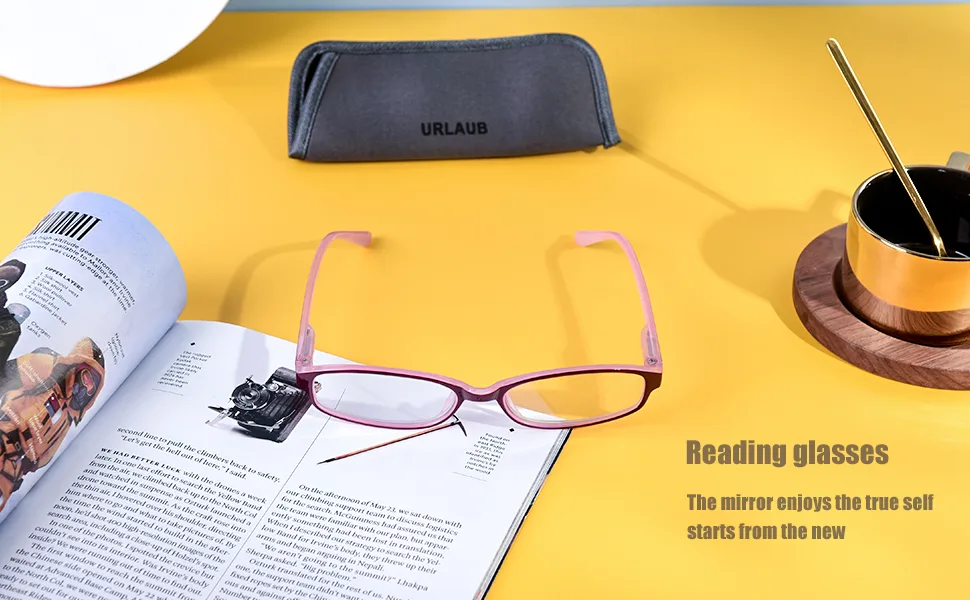 URLAUB 3 Pack Anti-Blue Light Blocking Reading Glasses, Anti Glare Computer Readers +1.5 for Women Men, Ladies Magnification Eyeglasses 1.5x - product information 2