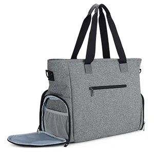 CURMIO Nurse Bag and Tote for Work, Nursing Clinical Bag with Padded Laptop Sleeve Gray - product information 4
