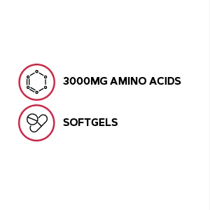 GNC Pro Performance Amino - A softgel formula that includes 3000mg amino acids