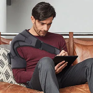 Heated Shoulder Wrap with Vibration, Upgrade Electric Shoulder Heating Pad Massager, Massage Heated Wrap Braces for Left Right Shoulder, 3 Vibration and Temperature Settings, LED Display - product information 5