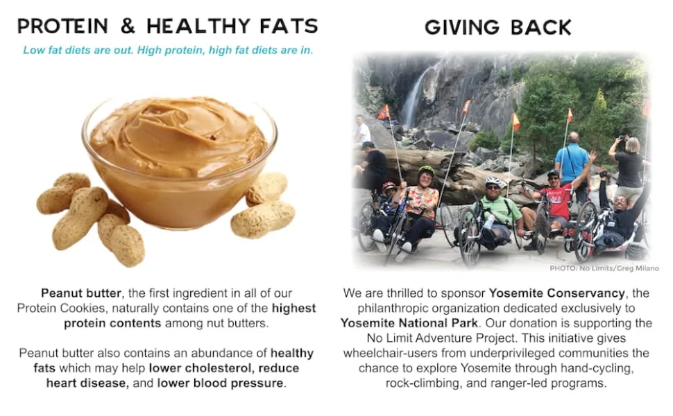 Munk Pack - Peanut Butter Chocolate Chip - Protein Cookie - 6 Pack - 18g Protein, Vegan, Gluten-Free, Soft Baked - 2.96oz - product information 8