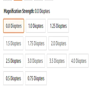 Reducblu Blue Light Blocking Glasses for Women - Computer Readers 5 Pairs Mix 1.75 x - What does the strength mean?