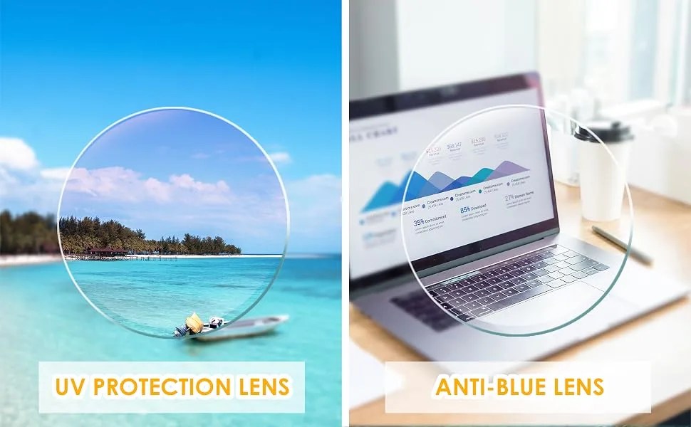 TERAISE Anti- UV Reading Glasses 4 Pairs Blue Light Blocking Reader Womens Mens 3black+1sun 2.25 x - reading glasses