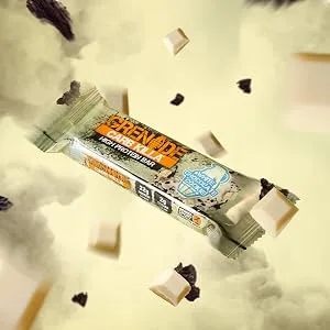 Grenade Carb Killa High Protein and Low Sugar Candy Bar, 12 X 60 g - White Chocolate Cookie - Grenade