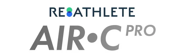 ReAthlete Leg Massager | Rechargeable & Portable Sequential Compression Device with Digital Controller & Bag | New Sleeve Design SCD Machine for Legs | Muscle Pain Relief Thigh, Calf & Feet Massager AIR-C PRO - AIR-C PRO LOGO
