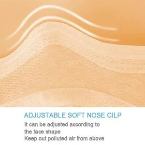 50 PCsFace Mask Disposable Non Surgical Masks 3-Ply Earloop Mouth Cover Mask- Orange - product information 3