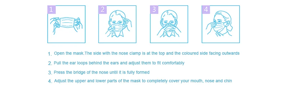 50 PCsFace Mask Disposable Non Surgical Masks 3-Ply Earloop Mouth Cover Mask- Orange - product information 7