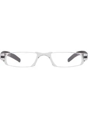 Fisherman Eyewear Slim Vision Rimless Reading Glasses, Shiny Black 3.00 - black