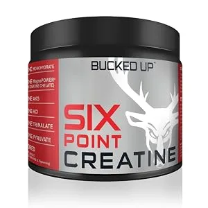 Bucked Up Six Point Creatine™ Six Types of Creatine - for Men and Women - product information 2