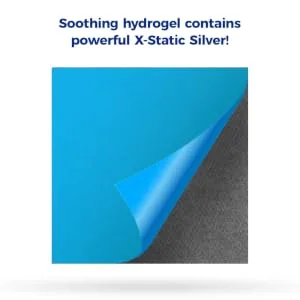 SilverSeal Burn and Wound Dressing | Hydrogel Pads with X-Static Silver | Soothing, Moist & Protective | Burns, Cuts & Wounds | 4 Sterile Dressings - Silverseal hydrogel burn dressing static silver lacerations wounds sterile heal environment